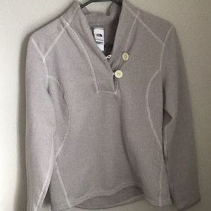 The North Face fleece-lined sweatshirt